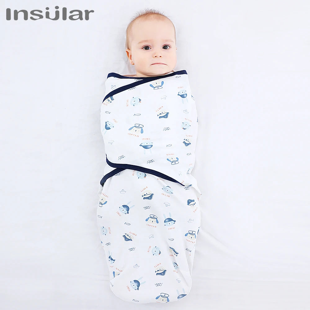 Couverture d'emmaillotage bébé en coton — cocon naissance
