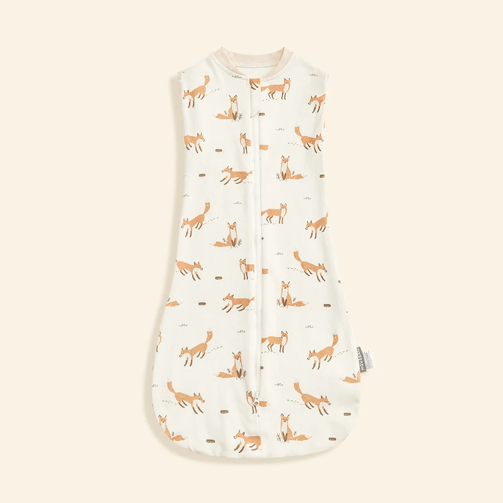 Gigoteuse d'été en coton — zip double sens, 0 à 12 mois